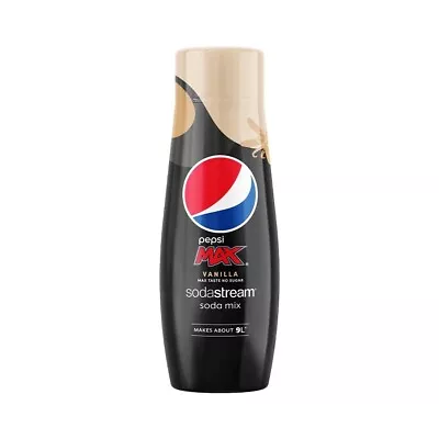 SodaStream Pepsi Max Vanilla Flavour Mix Syrup 1924228610 440ml • $11.50