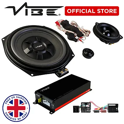 £399.99 • Buy Vibe Car Amplifer + Subwoofer Speaker Upgrade Kit For BMW E91 3 Series 5 Touring