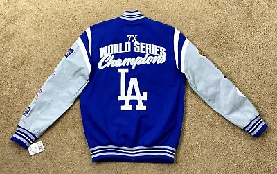 Dodgers Jacket Los Angeles LA  7 TME WORLD SERIES CHAMPION SPRING 2023 S - 2X • $135.99