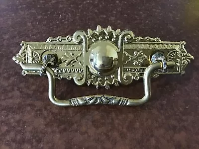 Vintage Anglo-American Brass Co ~ Stamped Drawer Handles. Brass Bail Pulls. 3” • $3.50