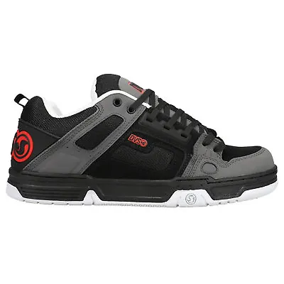 DVS Men's Comanche Black Cha Fiery Red Nubuck Low Top Sneaker Shoes Clothing • $167.63