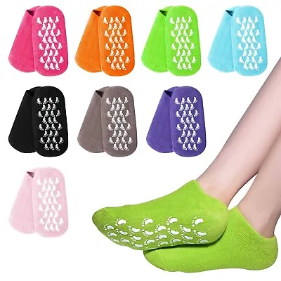 Moisturising Silicone Gel Socks Vitamin Foot Care For Callus Dry Cracked Feet • $11.82