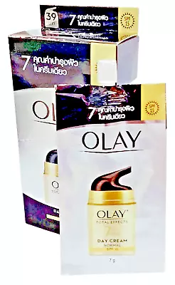 OLAY Total Effects 7- IN - 1 Sachet Type 7g* 6 Pcs Skin Day Cream Normil SPF15 • $16.70