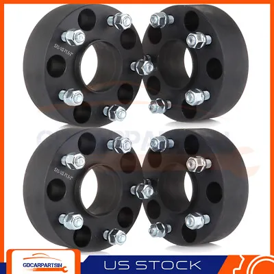 (4) 2  Hubcentric Wheel Spacers 5x5 Fits Jeep JK JKU Wrangler Grand Cherokee WK • $97.81