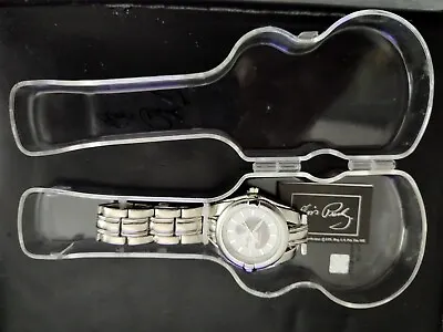 Elvis Presley Watch Very Rare Collectors Edition In Guitar Signed Case New Item! • $49.99