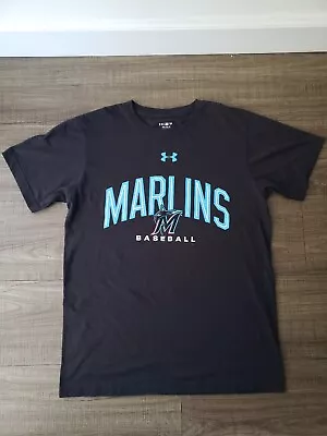 Under Armour Miami Marlins Black T-Shirt Size M  • $8