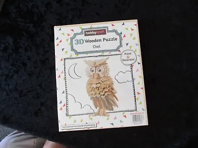 3D Wooden Puzzle Owl • £3