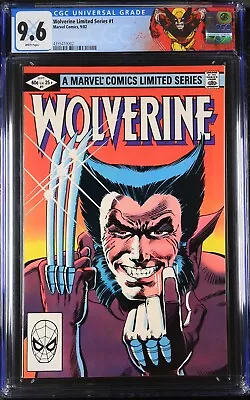 Wolverine Limited Series #1 CGC 9.6 NM+WP 1982 Frank Miller White Custom Label • $299