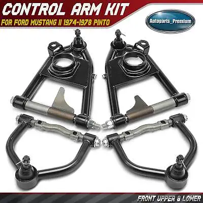 4x Front Suspension Upper & Lower Tubular Control Arm For Ford Mustang II Pinto • $206.99