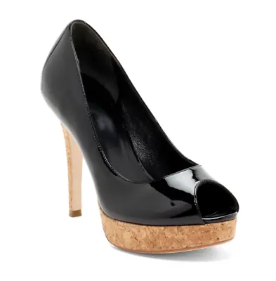 Cole Haan Mariela Air O.T Patent Black Pump Heels N5588 Women's Size 10 B  • $209.92