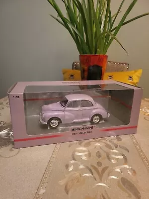 £149 • Buy Minichamps 1/18 Scale 150 137001 - Morris Minor Million Edition - Lilac. New. 
