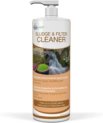 Sludge & Filter Cleaner Water Treatment For Pond And Water Features 32-Ounce... • $40.99