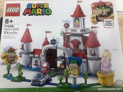 New & Sealed LEGO 71408 Super Mario Peach's Castle FREE Shipping From CA • $99.98