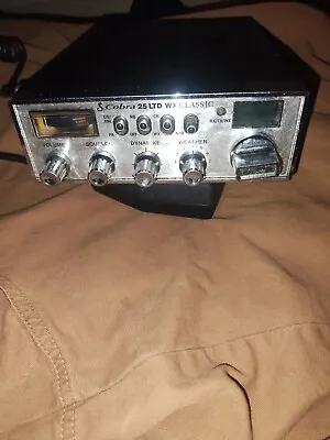 VINTAGE COBRA 25LTD WX CLASSIC CB RADIO 40 Channel  • $20