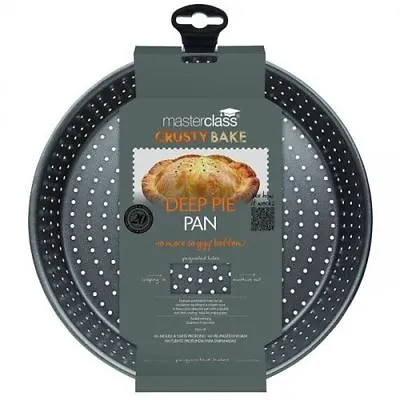 £7.29 • Buy Kitchen Craft Master Class Crusty Bake Baking Non-Stick Deep Pie Pan Tart Tin