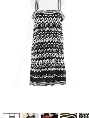 Missoni For Target White & Black Zig Zag  Dress XL • $18.79
