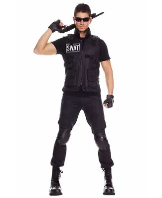 Brand New Swat Commander Men's Costume Music Legs 76001 • $52.99