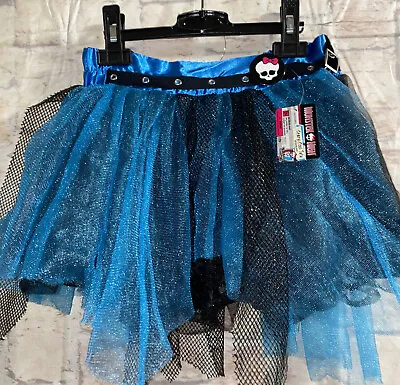 Monster High Crazy Cool Blue Tutu Child Size One Size 6+ Halloween Costume Tutu • $10