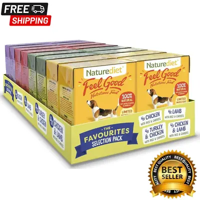 Naturediet Feel Good Selection Pack Complete Wet Food 390g (Pack Of 16) • £17.82