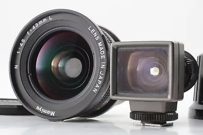 [Near MINT] Mamiya N 43mm F4.5 L Lens For Mamiya 7II W/ Finder From JAPAN • $797.99