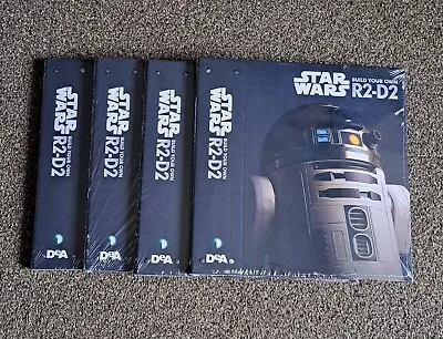4 Deagostini Star Wars Build Your Own R2D2 Binders Folders New Sealed • £20