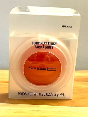 MAC Cosmetics Glow Play Blush  Heat Index  NEW! 0.25 Oz. • $24.99