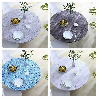 $14.99 • Buy Brielle Home 100% Cotton Printed Fabric Fitted Table Cover