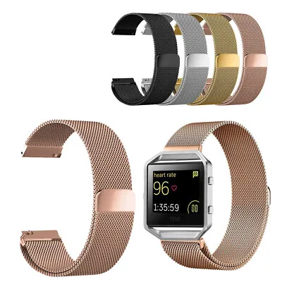$24.20 • Buy For Fitbit Blaze Magnetic Milanese Stainless Steel Mesh Watch Wrist Band Strap