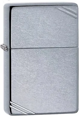 Zippo Original Lighter Regular/Vintage Street Chrome /Gift Case • £18