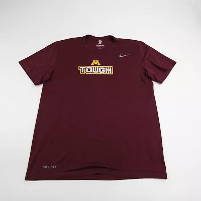 Minnesota Golden Gophers Nike Dri-Fit Short Sleeve Shirt Men's Black Used • $13.29