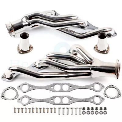 For Chevy SBC Small Block A/F/G Body 5.0 5.7L Stainless Clipster Exhaust Header • $94.99