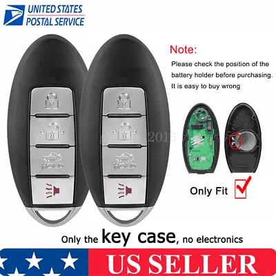 2 For Infiniti G35 G37 Smart Key Keyless Remote Entry Fob Case Shell Kr55wk48903 • $11.79