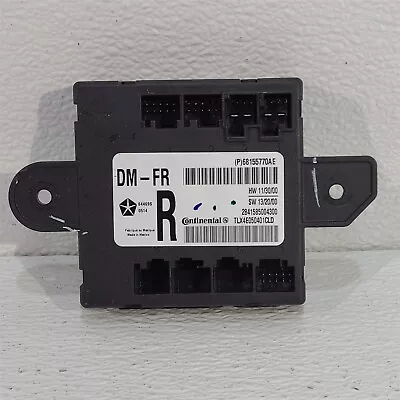 11-14 Dodge Charger SRT8 Right Front Door Control Module 68155770AE AA7017 • $30.24