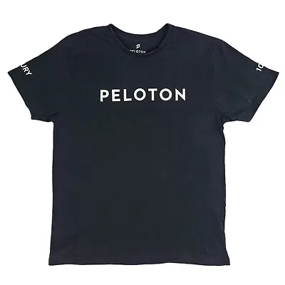 $15.99 • Buy PELOTON Black Century 100 T-Shirt Top Short Sleeve Unisex Size S