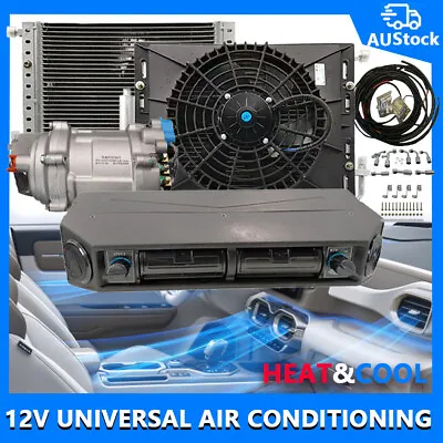 $1499.99 • Buy Under Dash 12V AC Air Conditioner Evaporator Compressor Auto System Heat & Cool 