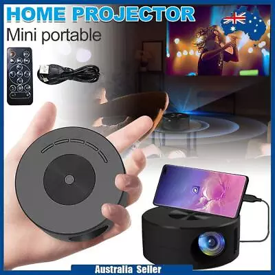 $43.95 • Buy Mini Projector LED HD 1080P Home Cinema Portable Home Theater Projector New AU