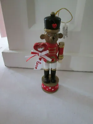 5   Valentines Day Bear Nutcracker Soldier With Heart New  • $9.99