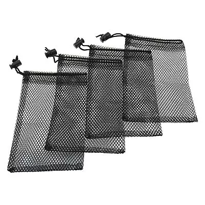 -Mesh Bags Drawstring Drawstring Net Bag Black Nylon Mesh Drawstring Bag For ... • $16.73