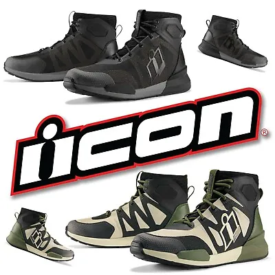 2020 Icon Hooligan Motorcycle Boots Textile Breathable - Pick Size/color • $130