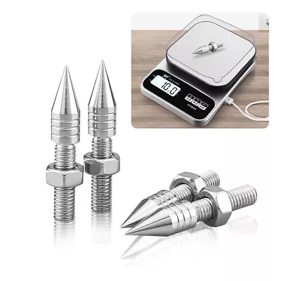 4PCS Stainless Steel Speaker Turntable Isolation Vibration Spike Stand Feet Pad • $14.62