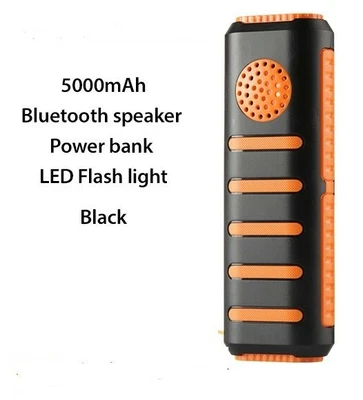 $19.90 • Buy Power Bank 5000mAh With Two LED Flash Light And Bluetooth Speaker
