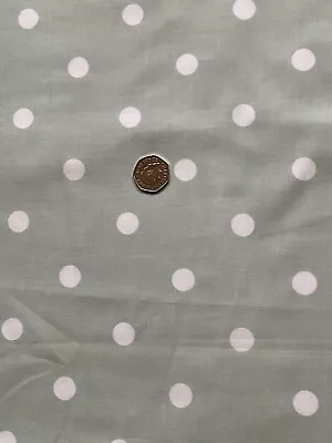 Laura Ashley Eau De Nil Spotty Spotted Fabric Remnant Crafts • £4.99