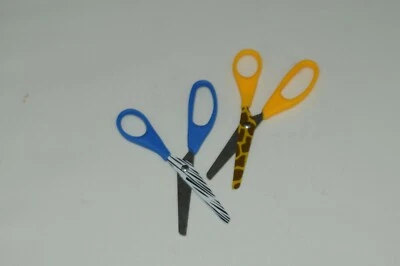 £1.98 • Buy Animal Print Scissors In Zebra Or Giraffe Design Children's Safety Scissors H82
