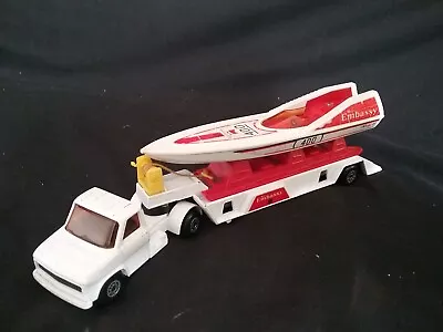 Matchbox Super Kings K27 Embassy Boat Transporter 1977  Lesney Made In England • £15.49