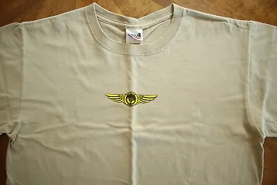 Usmc Marine Corps Athletic Pt Parachutist Skydiver Short Sleeve Sand T-shirt Md • $14.99