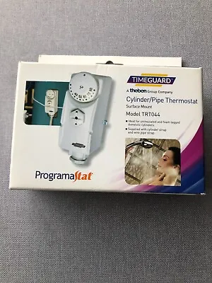 Timeguard Surface Mount Cylinder / Pipe Thermostat Trt044 • £25.50