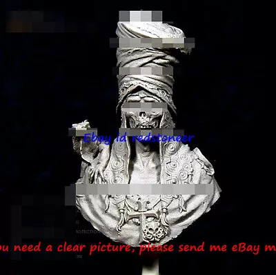 Bust Of Mummy Wizard Scale Unpainted Unassembled Resin Figure Model Kits 1/10 • $27.54