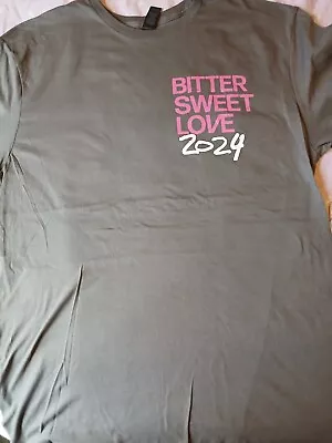 James Arthur  Bitter Sweet Love 2024 World Tour T Shirt Large • £11.55