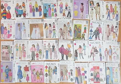 Sewing Patterns McCalls Youth (32) UNCUT • $35