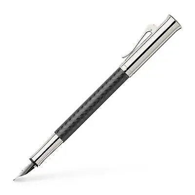 Graf Von Faber-Castell Fountain Pen Guilloche Chevron Medium - #146600 • $225